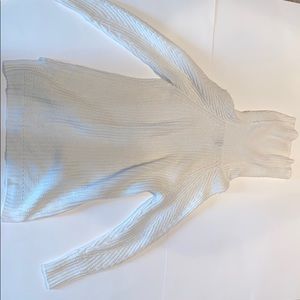 White women’s sweater dress
